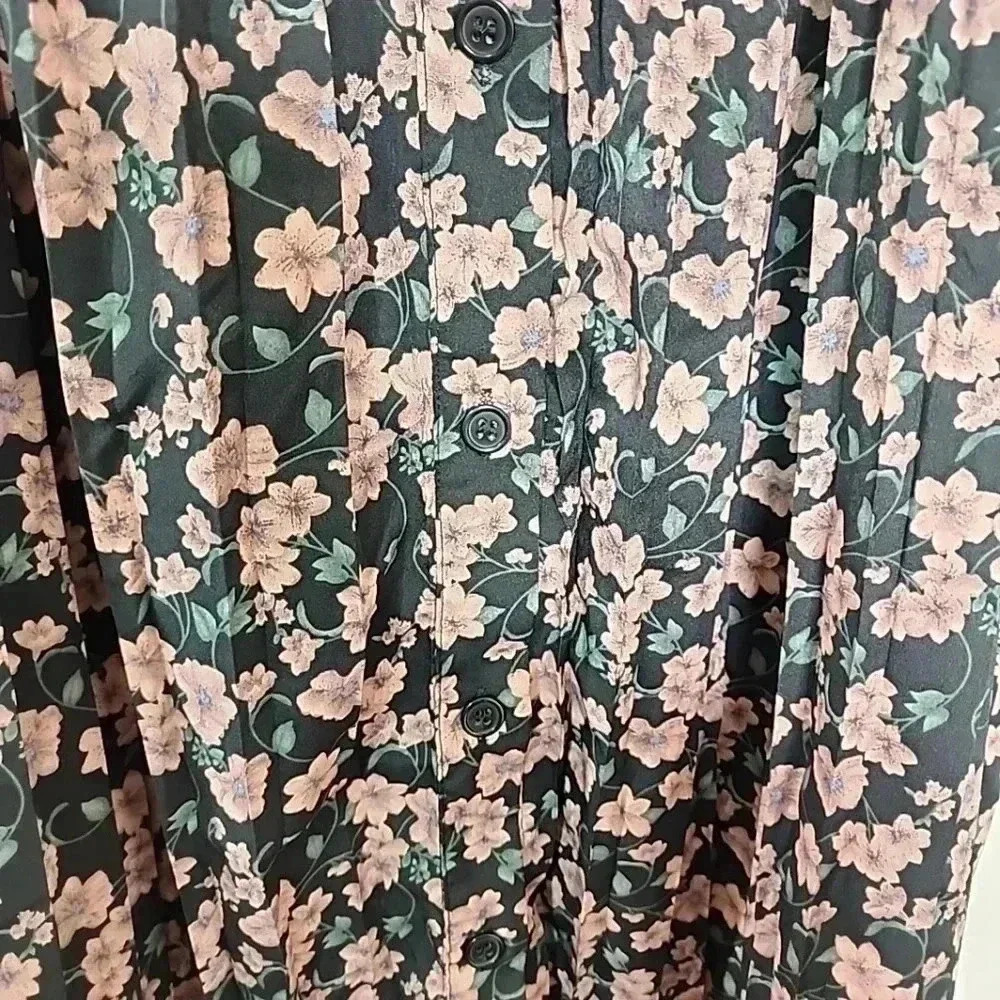 HAYDEN floral Pleaded Midi skirt. Nwt size Large - Picture 10 of 10